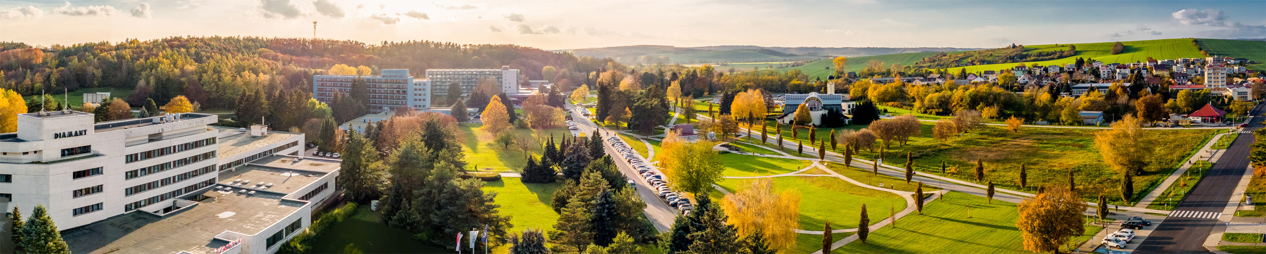 Panoráma mesta Dudince